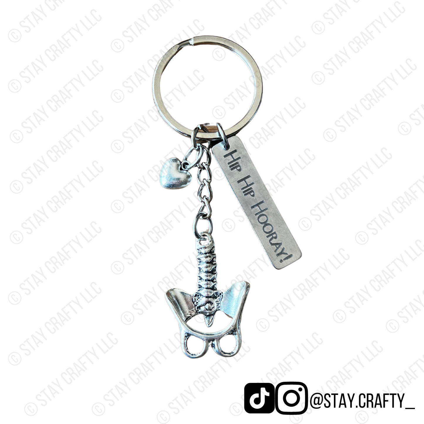 Hip Hip Hooray - Keychain