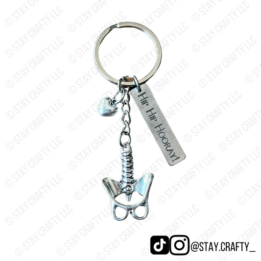 Hip Hip Hooray - Keychain