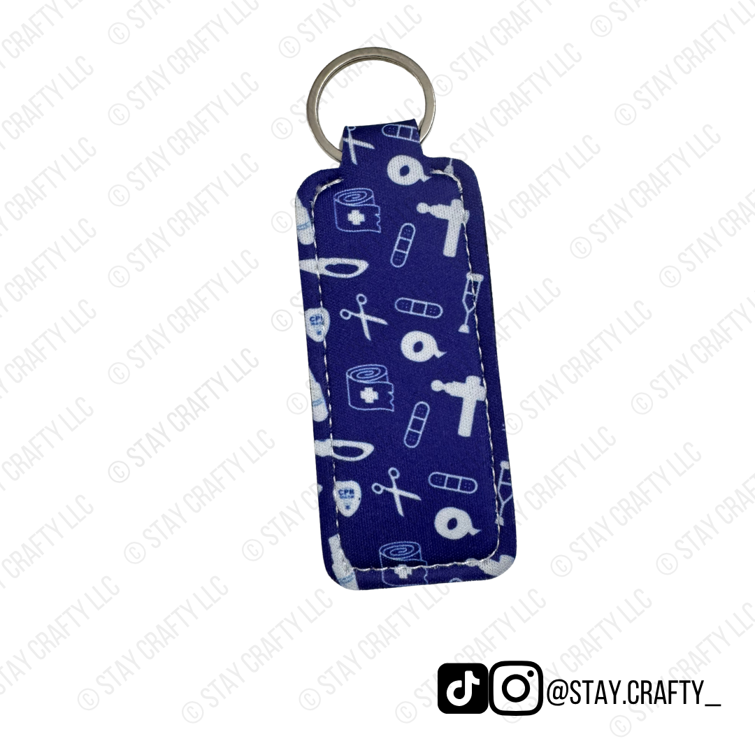 Purple/ Dark Blue Ombre Chapstick Holder