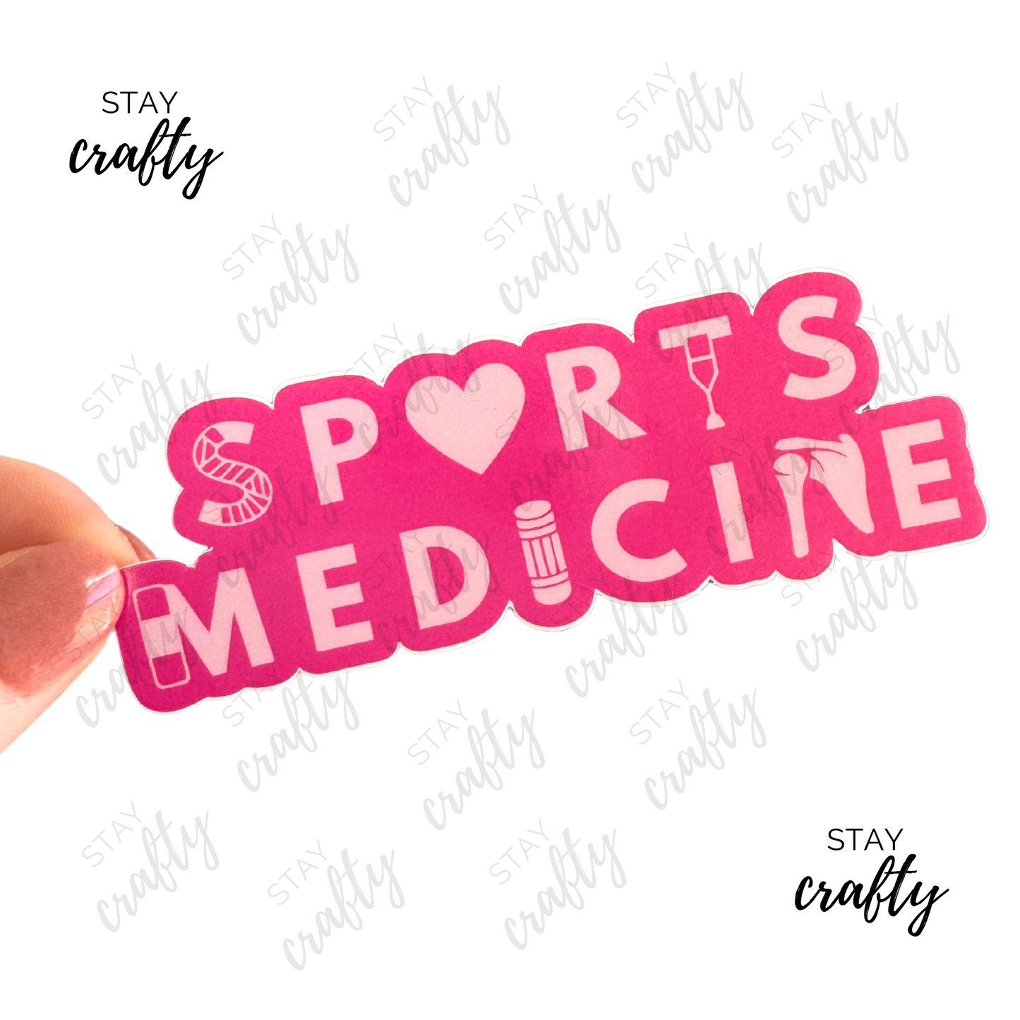 Pink Sports Medicine- Sticker