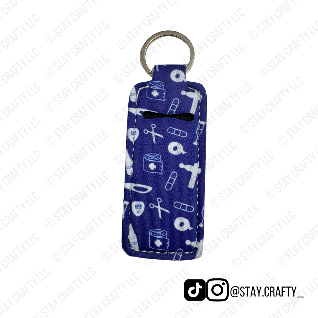 Purple/ Dark Blue Ombre Chapstick Holder