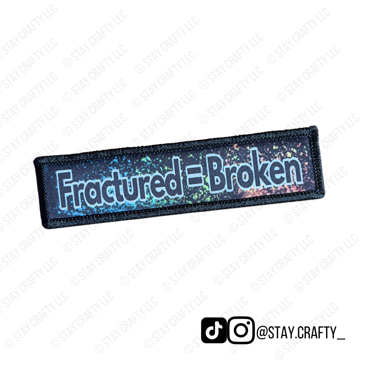 Splatter, Fractured= Broken- Patch