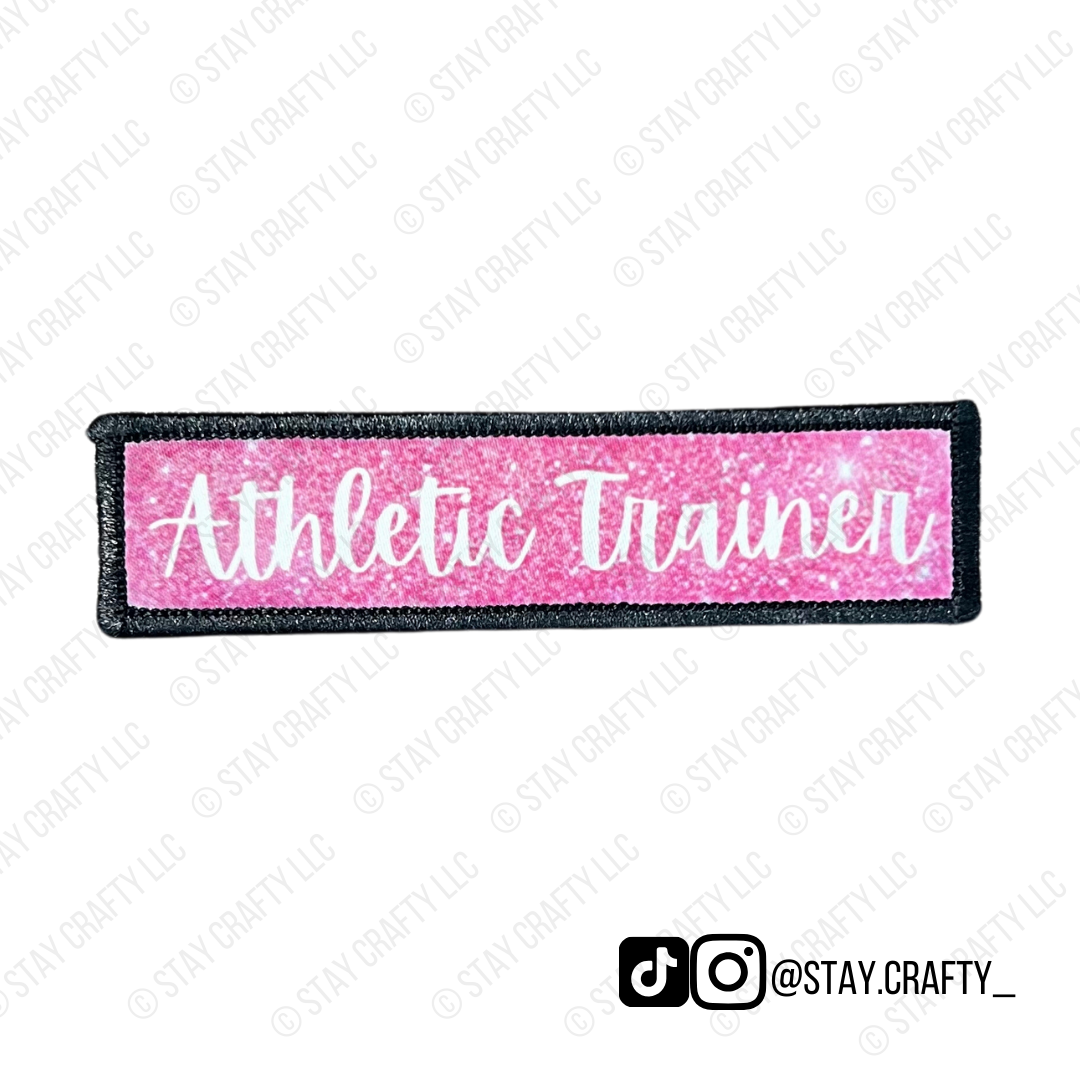 Athletic Trainer Pink "Glitter"- Patch