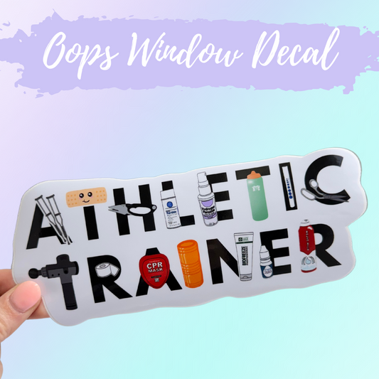 Oops Window Decal- AT w/ Supplies