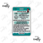 New! Hypoglycemia Badge Card