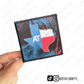 Square Black/Blue/Red Texas AT- Patch