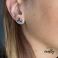 Texas AT Earrings- Silver Stainless Steel