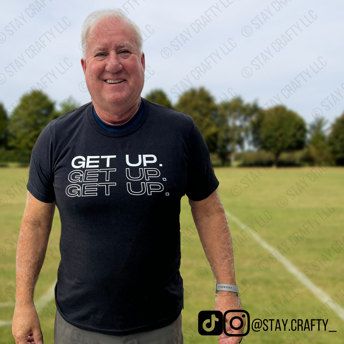 Get up x3- Unisex Size Shirt