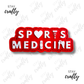 Red Sports Medicine- Patch