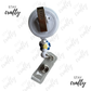 Blue Beach Summer AT- Alligator Clip Badge Reel