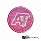 Pink "Glitter" Circle AT- Patch