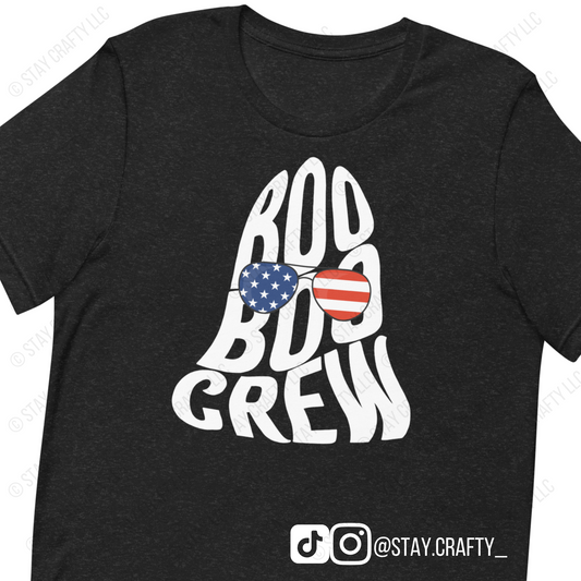 Flag Glasses Boo Boo Crew- Unisex fit Shirt