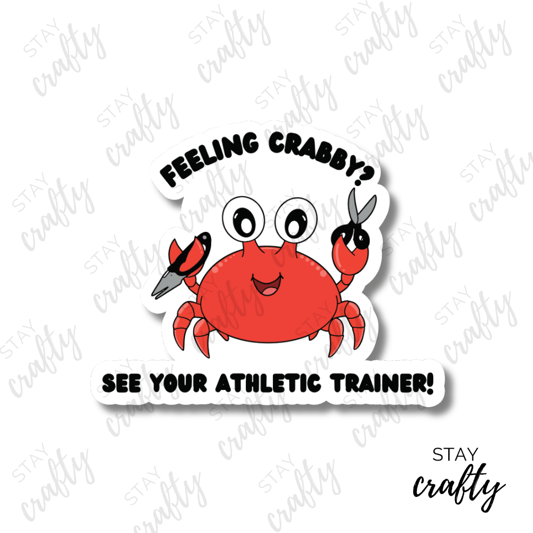 Feeling Crabby- Sticker