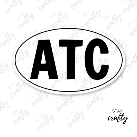 Black & White ATC - Sticker