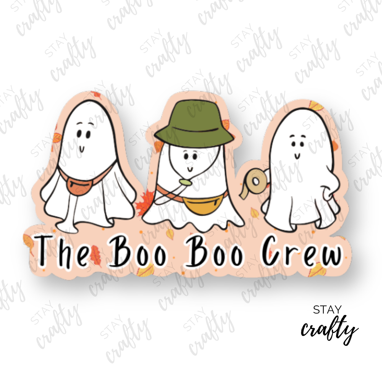 Boo Boo Crew Trio- Sticker