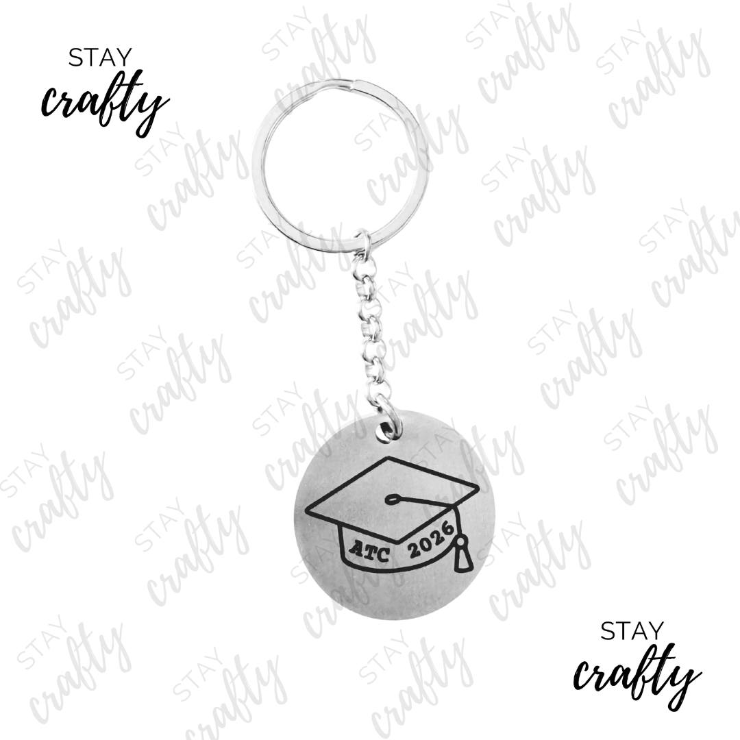 Grad Cap ATC 2026 Keychain