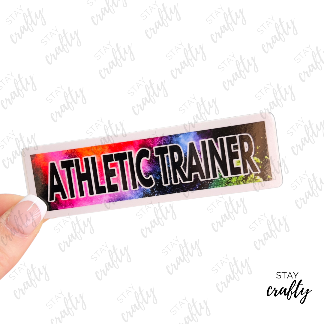 Colorful Athletic Trainer- Sticker
