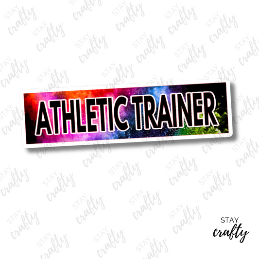 Colorful Athletic Trainer- Sticker