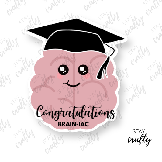 Congratulations Brain-iac - Sticker