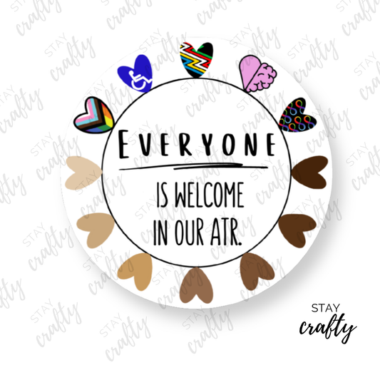 Everyone is Welcome - Sticker