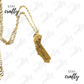 California Certified Necklace- PVD Gold Plated Stainless Steel