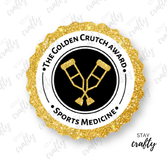 The Golden Crutch - Sticker