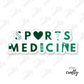 Green Ombre Sports Medicine- Sticker