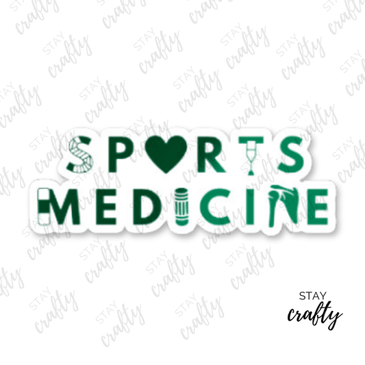 Green Ombre Sports Medicine- Sticker