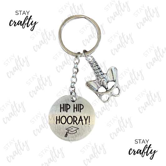Hip Hip Hooray Keychain