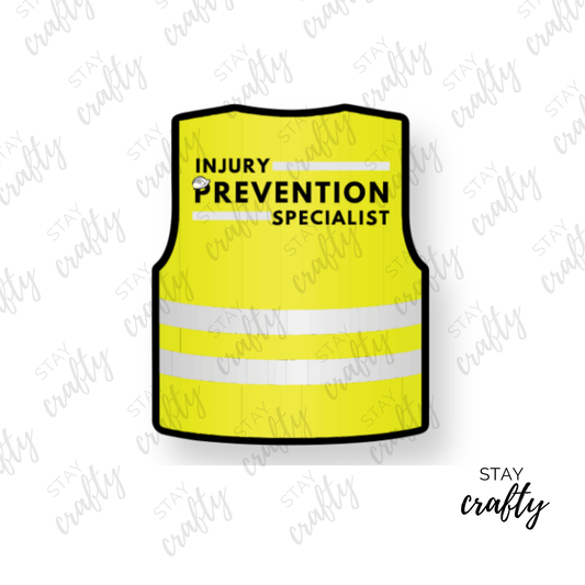 Vest- Injury Prevention Specialist - Sticker