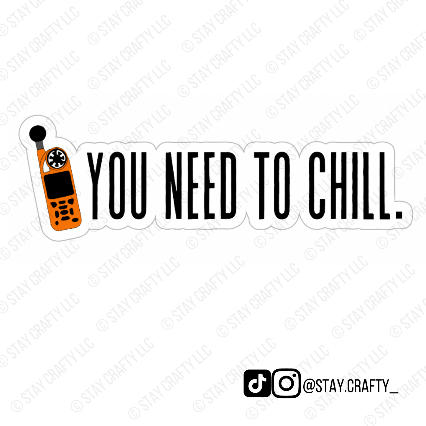 You need to chill - Sticker