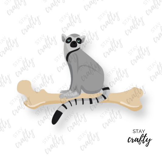 Lemur on a Femur - Sticker