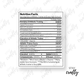 Nutrition Label- Sticker
