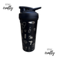 Black Full Wrap Shaker Bottle