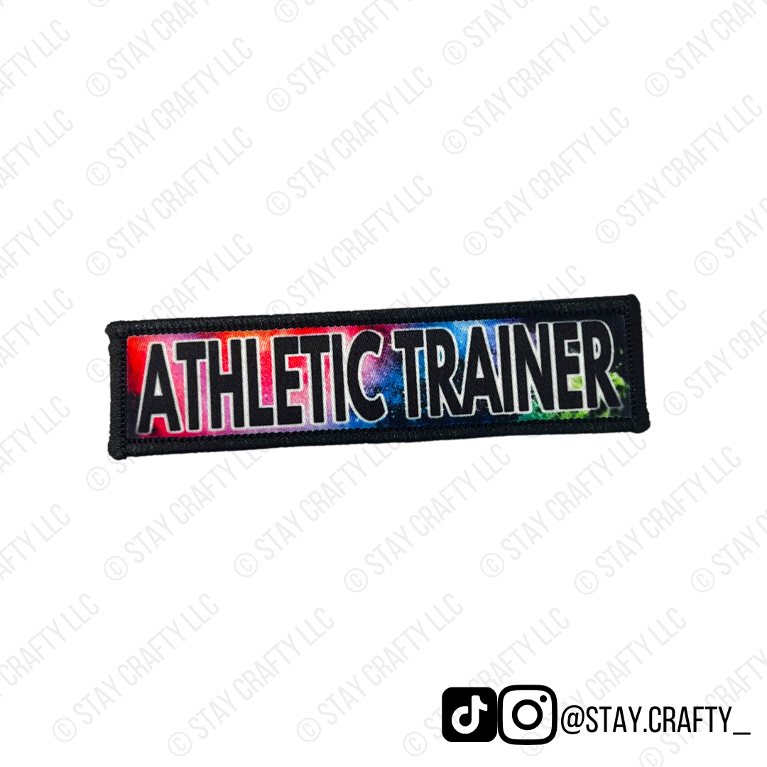 Colorful Athletic Trainer- Patch