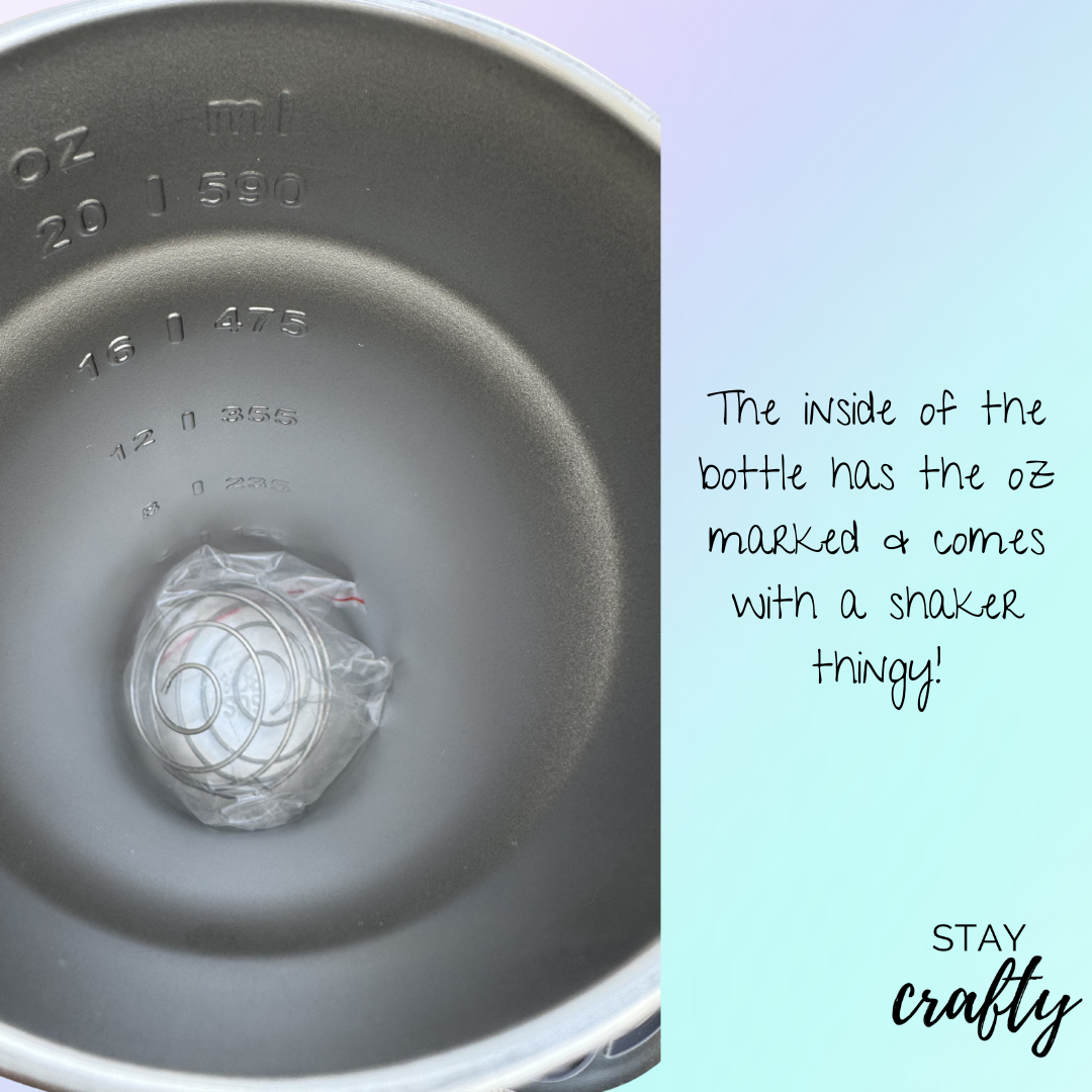 Purple Full Wrap Shaker Bottle