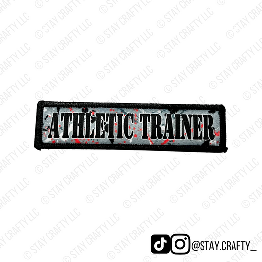 Speckled Red/Gray/Black Athletic Trainer- Patch