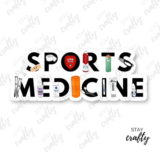 Sports Med. w/ Supplies - Sticker