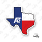 Texas AT- Sticker