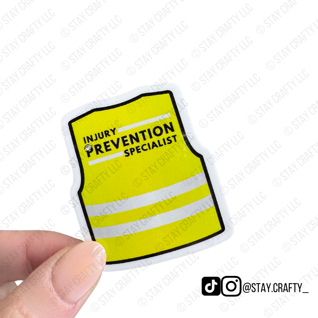 Vest- Injury Prevention Specialist - Sticker