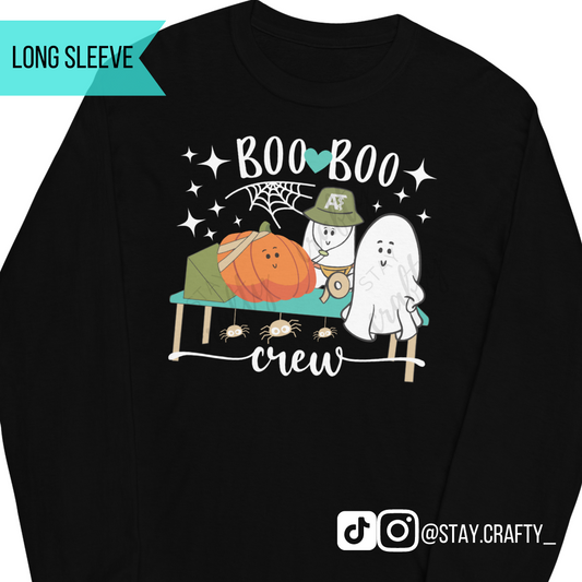 Boo Boo Crew w/ Pumpkin- Men’s Fit Long Sleeve Shirt