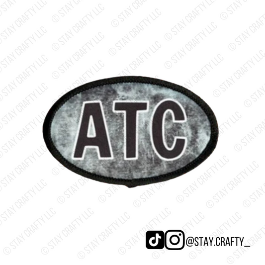 Dark Gray ATC- Patch