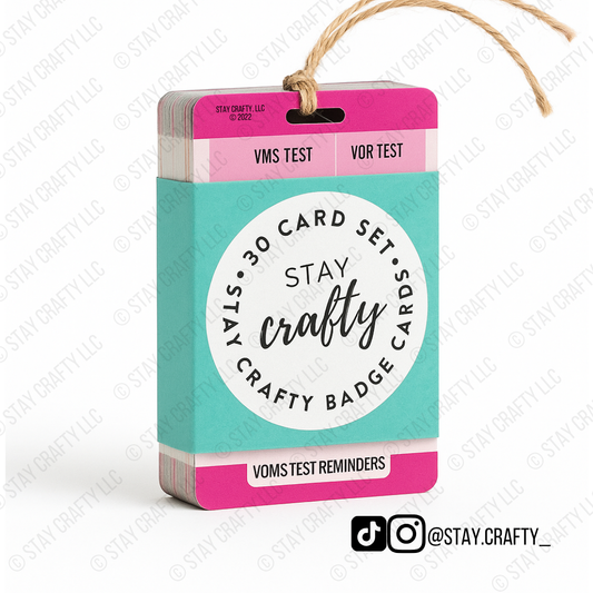 Set of all 30 Badge Cards!