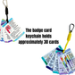 Badge Card keychain