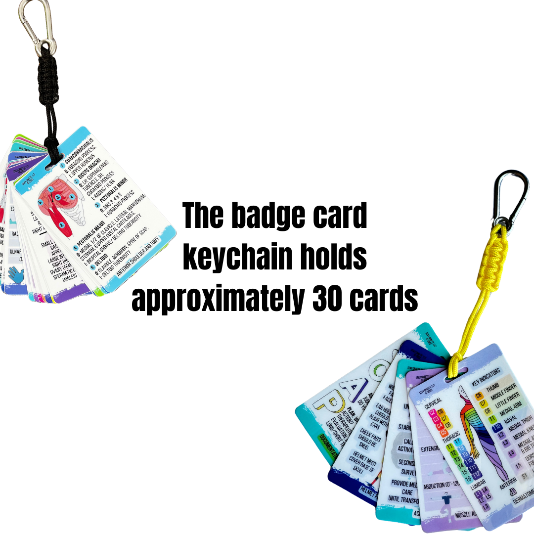 Badge Card keychain