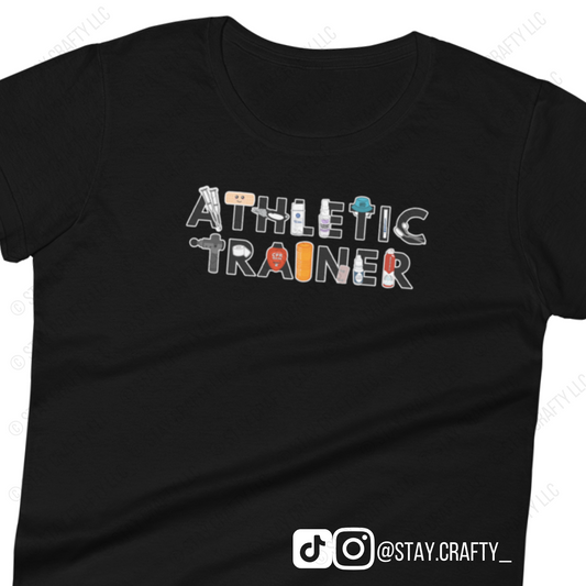 Athletic Trainer w/ Supplies: Women's fit shirt