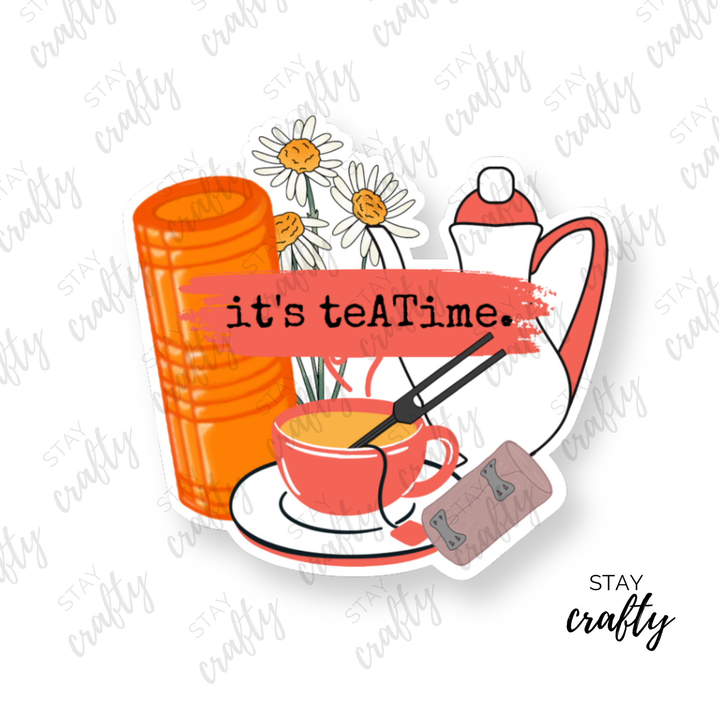 It's teATime - Sticker