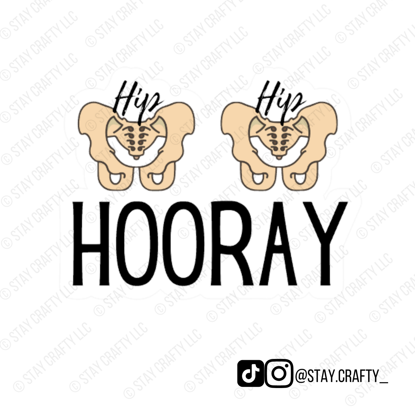 Hip, Hip, Hooray! - Sticker