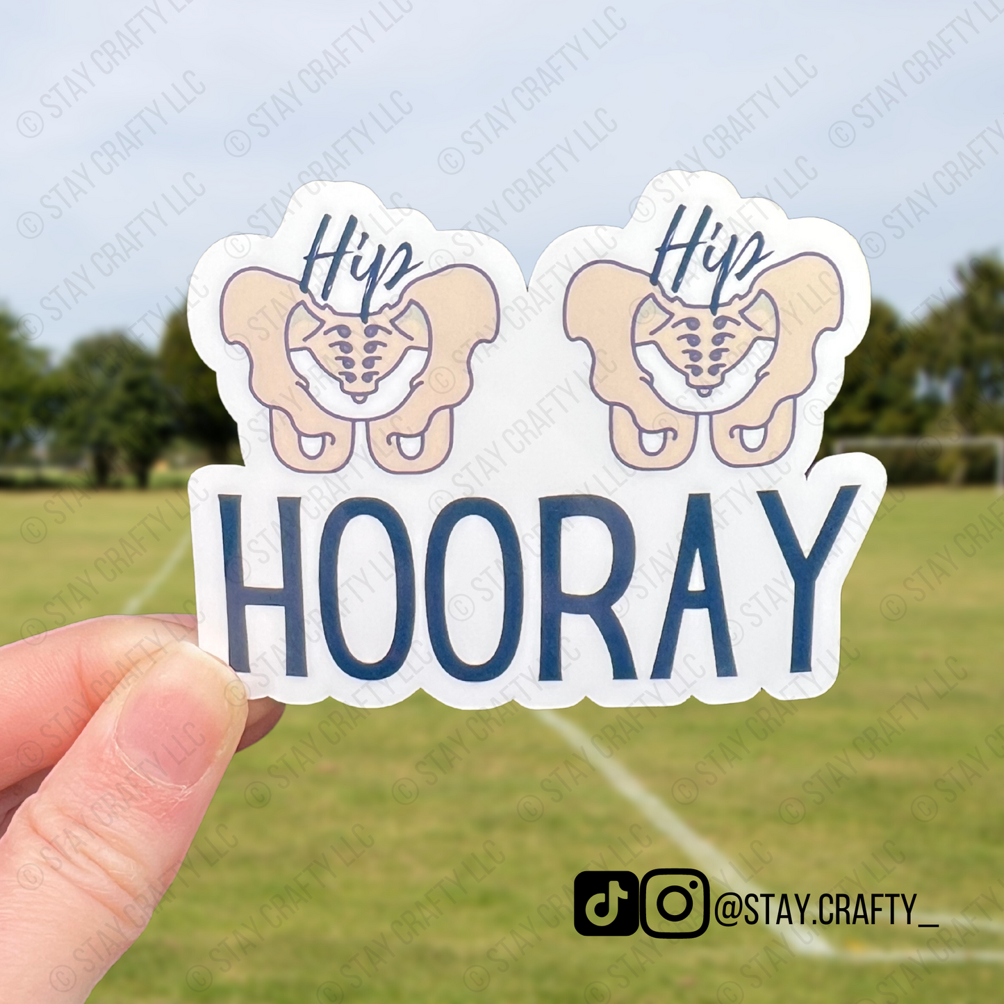 Hip, Hip, Hooray! - Sticker