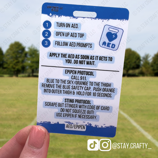 CPR/AED Badge Card